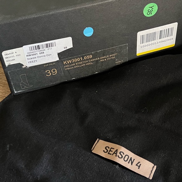 Yeezy Dollar Stretch Canvas Ankle Boots - Picture 5 of 5